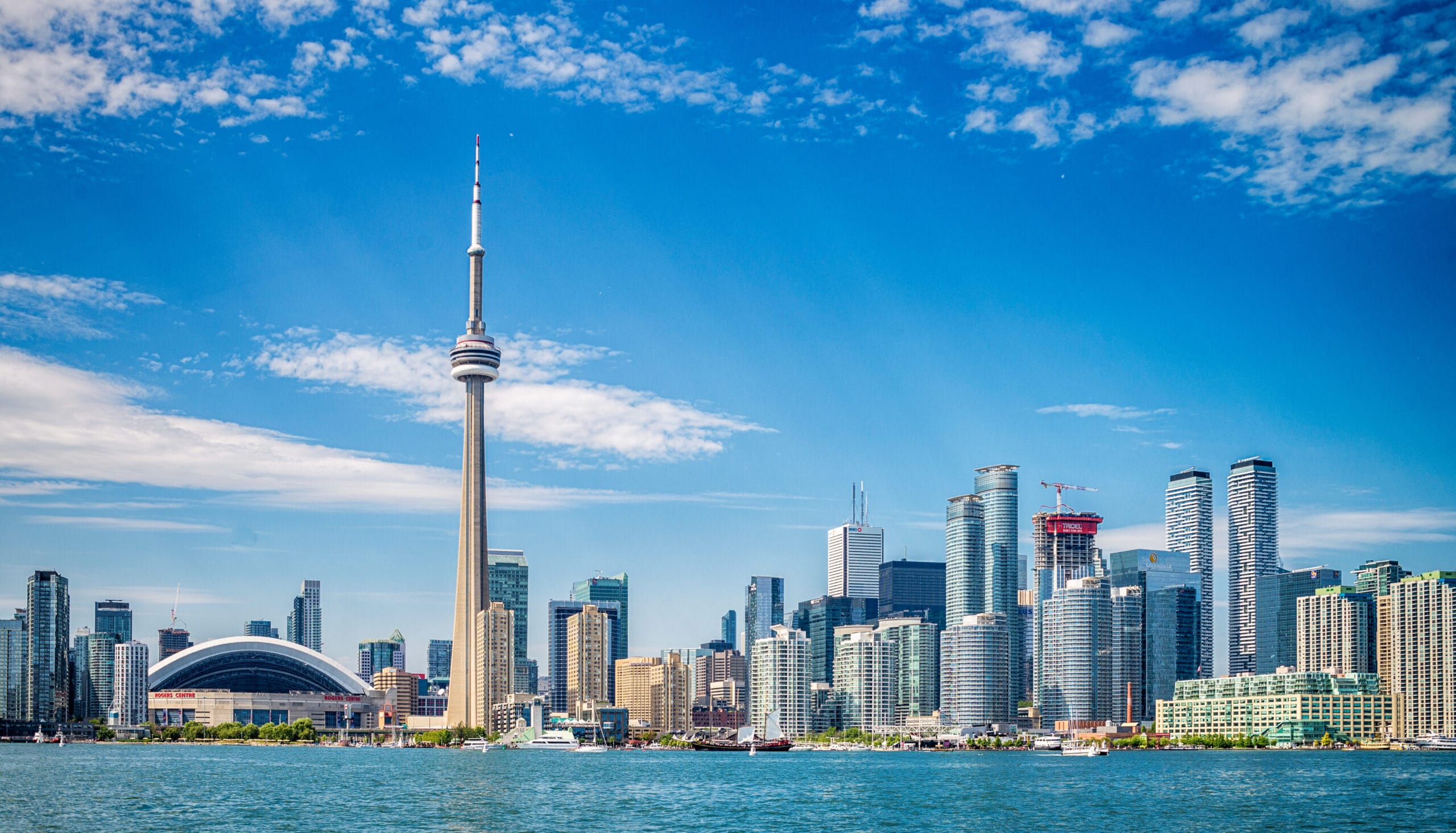 Skyline of Toronto in Canada